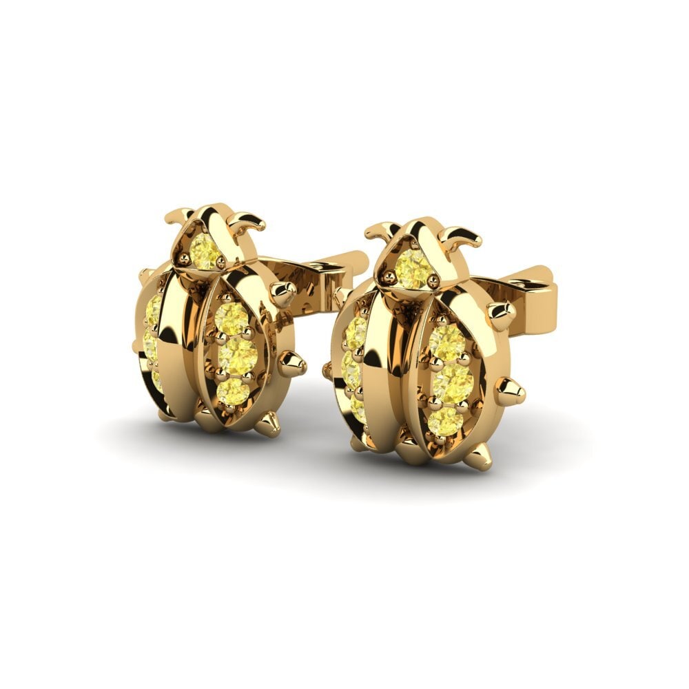 Yellow Sapphire Earring Clarence