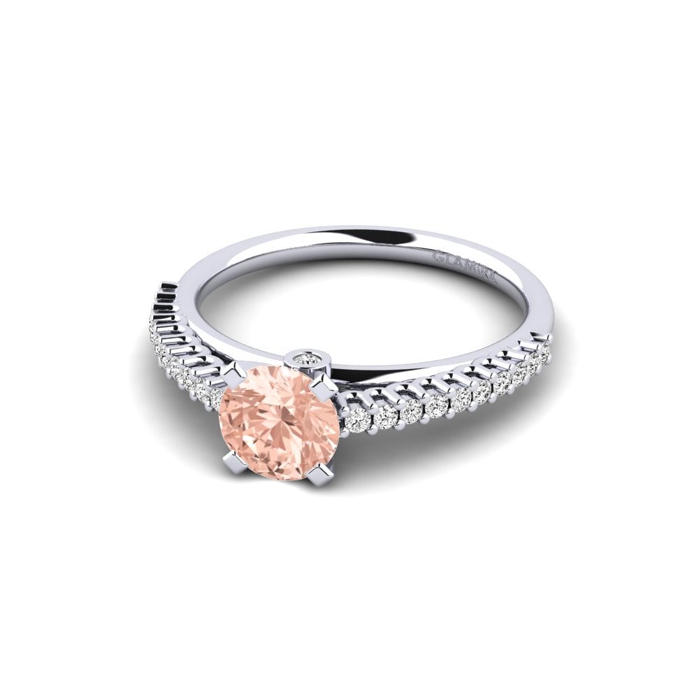 Morganita Anillo de compromiso Clarette