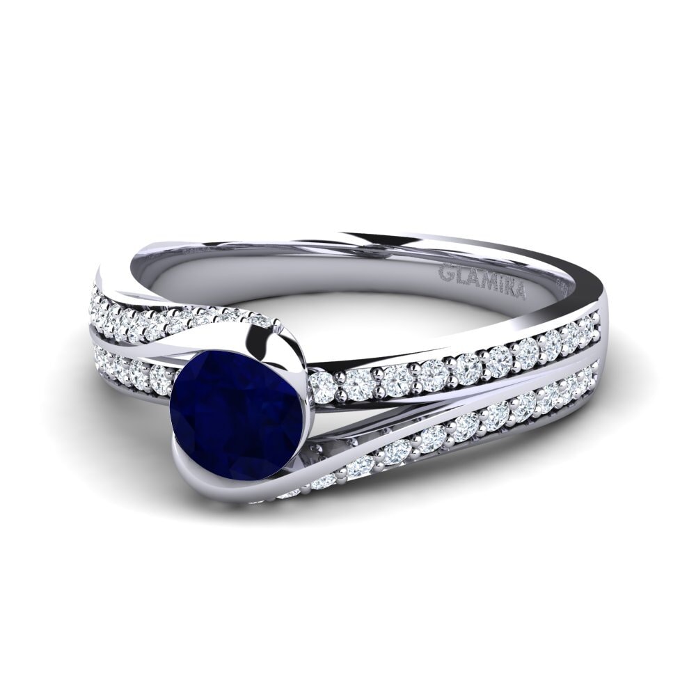 Zafiro Anillo de compromiso Clariss
