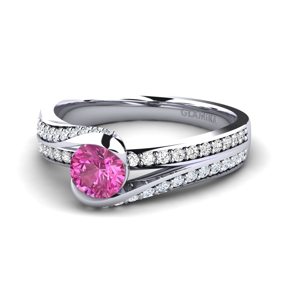Topacio Rosa Anillo de compromiso Clariss