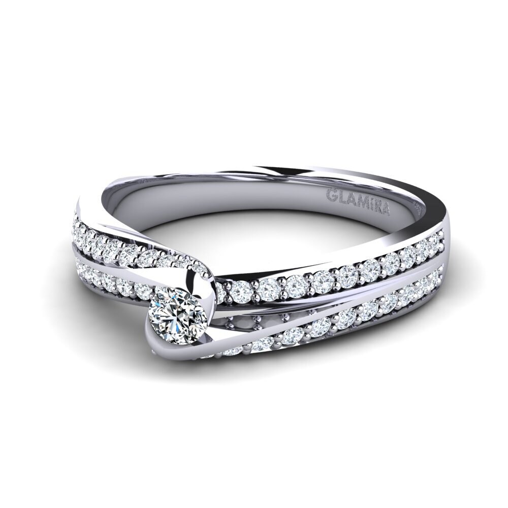 Circonita Anillo de compromiso Clariss 0.1 crt