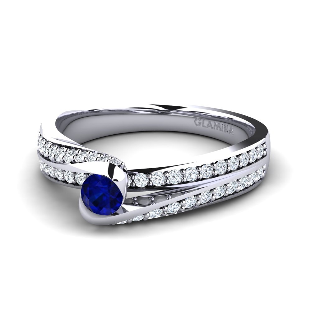 Zafiro Anillo de compromiso Clariss 0.16 crt