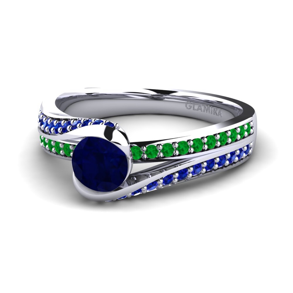 Zafiro Anillo de compromiso Clariss 1.0 crt