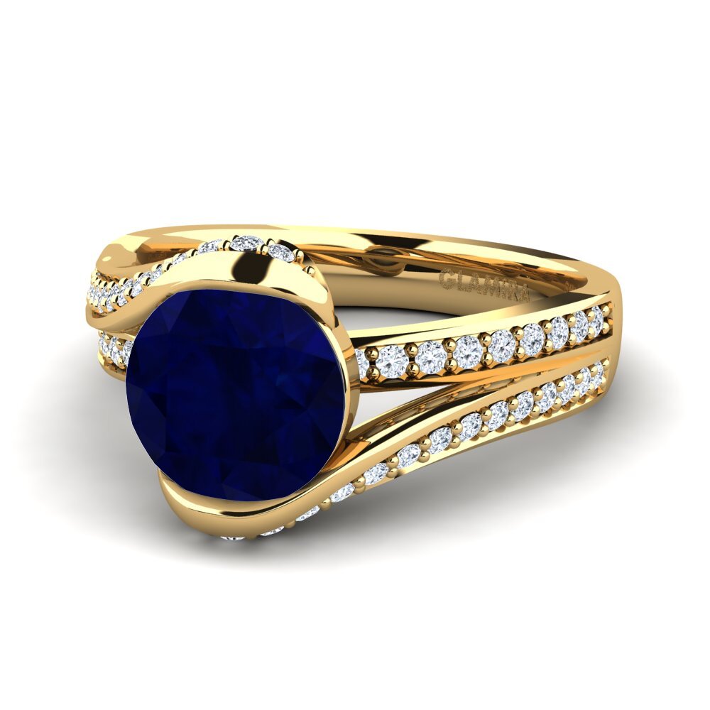 Zafiro Anillo de compromiso Clariss 2.0crt