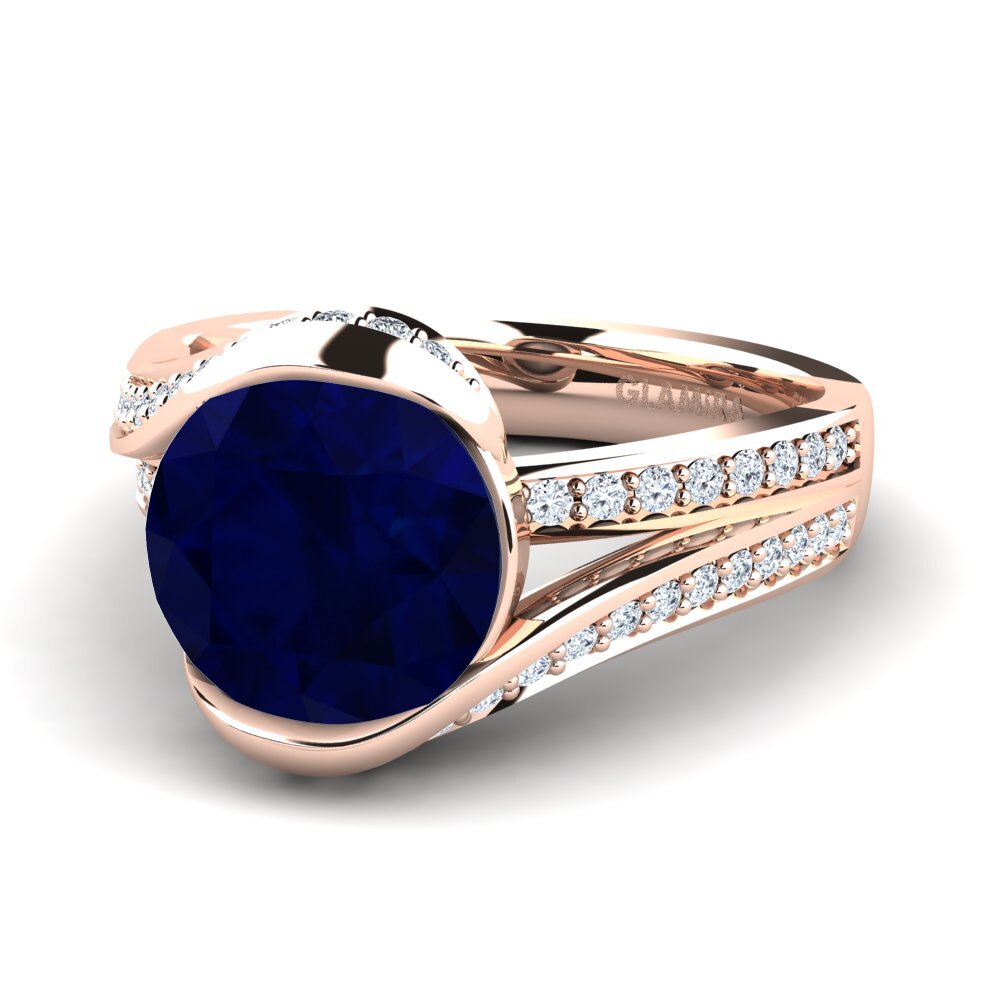 Zafiro Anillo de compromiso Clariss 3.0crt