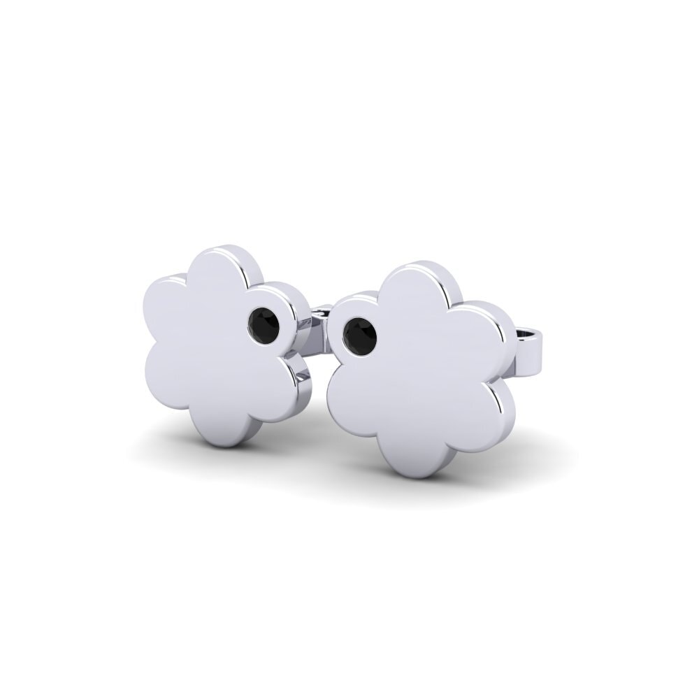 Black Diamond Kid's Earring Clasian