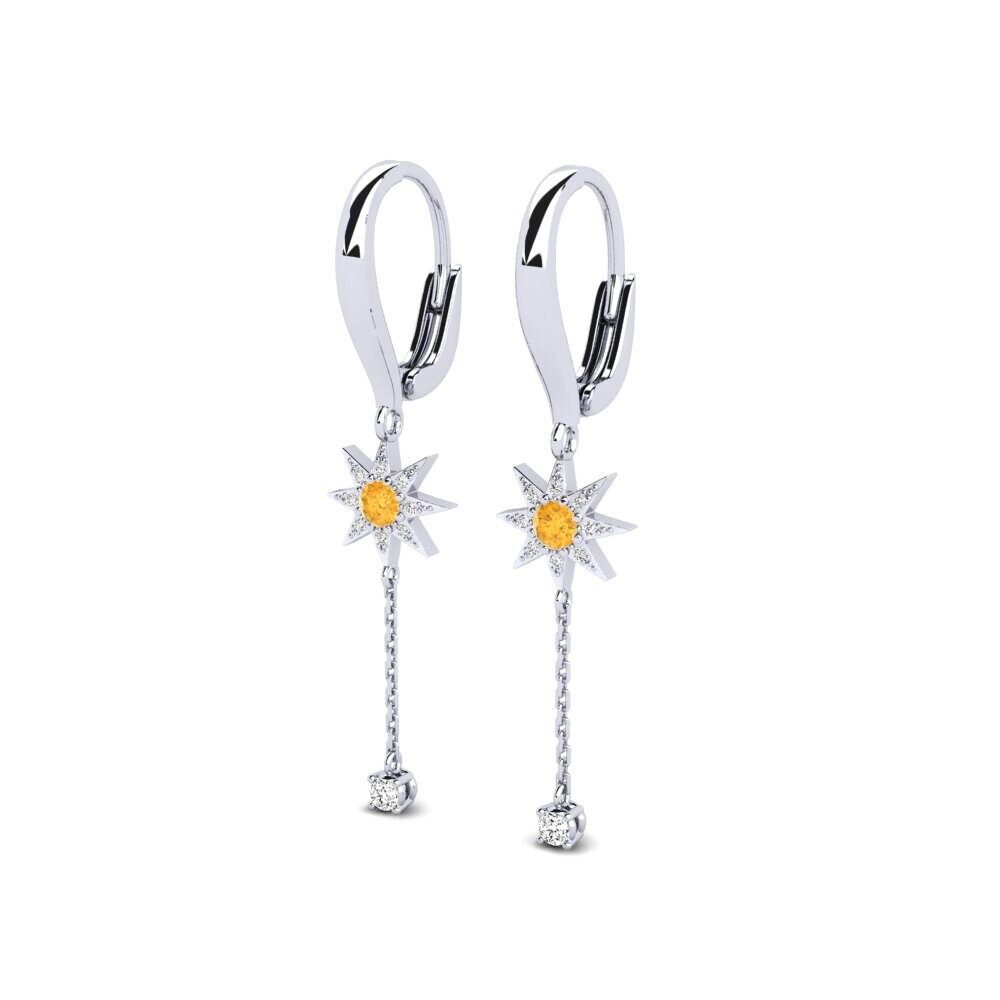 Citrine Women's Earring Classicismo