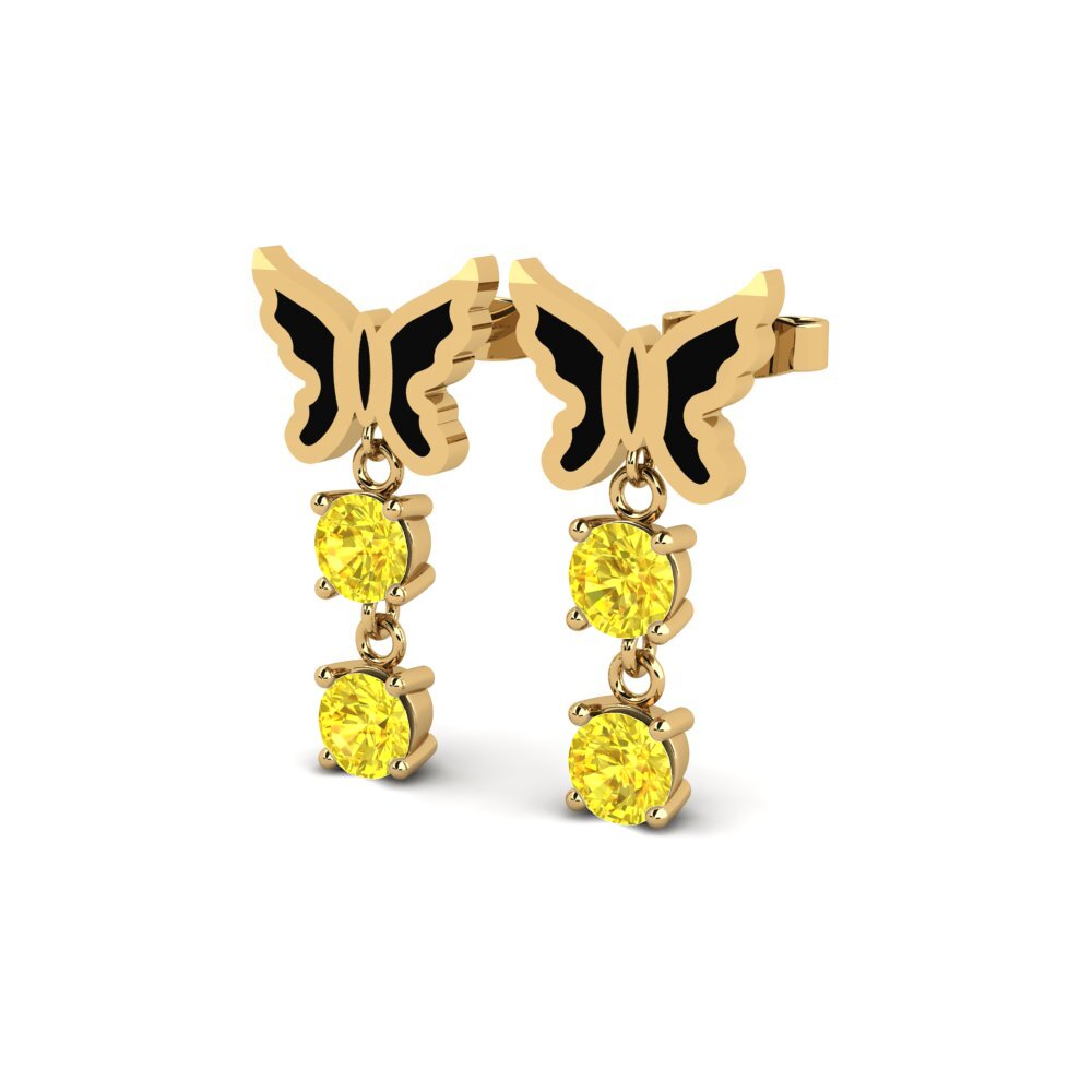 Yellow Sapphire Earring Claussen