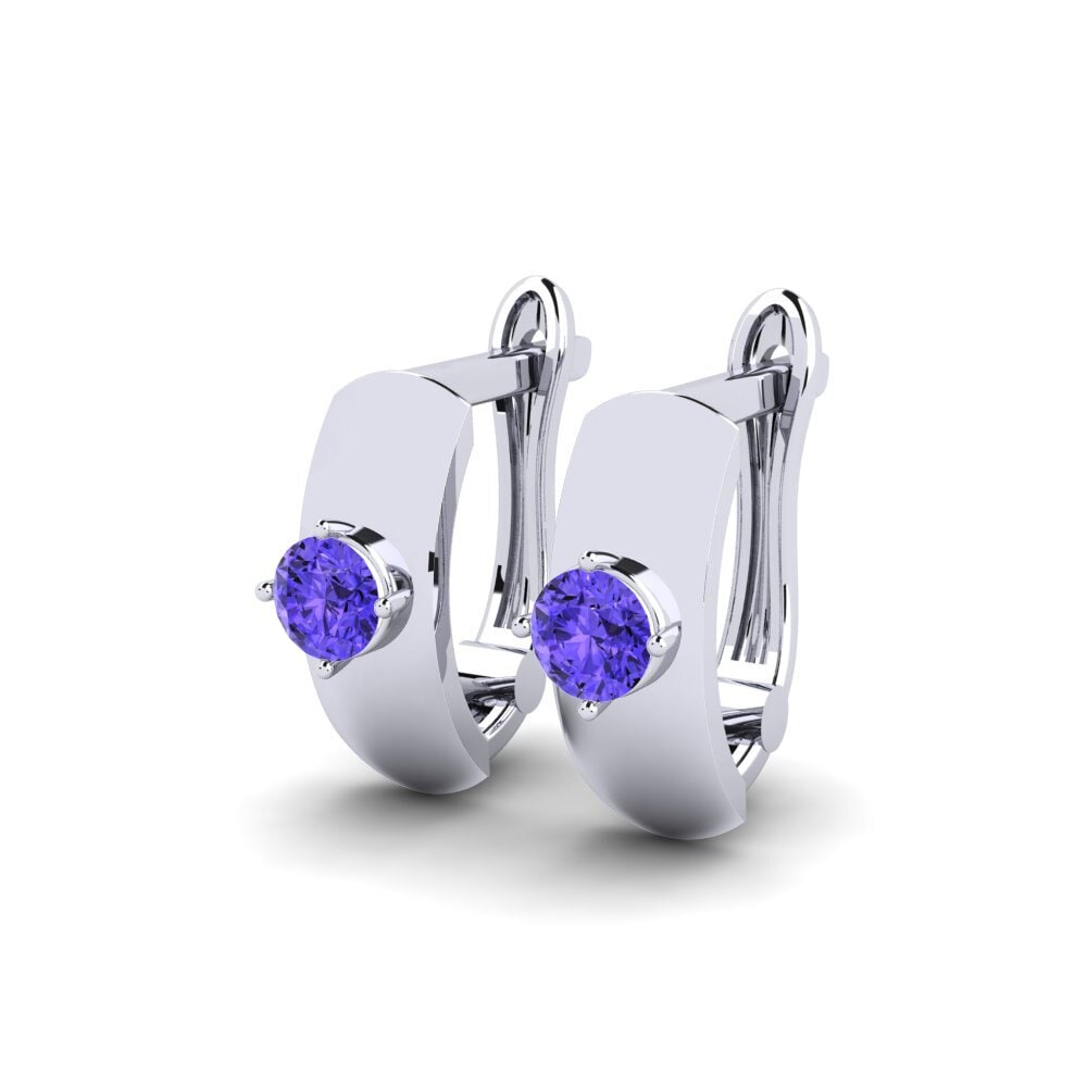 Đá Tanzanite Bông tai nữ Clinkots