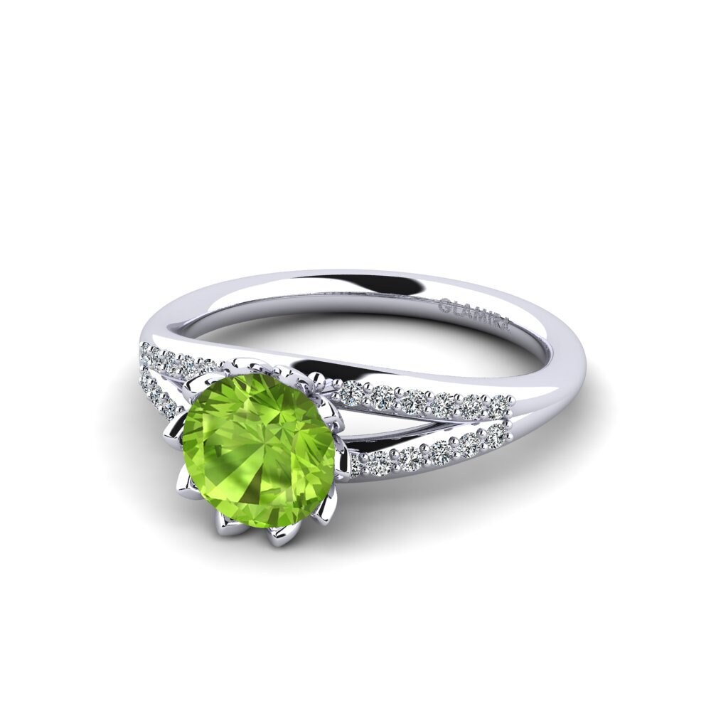 Peridot Women's Ring Clom