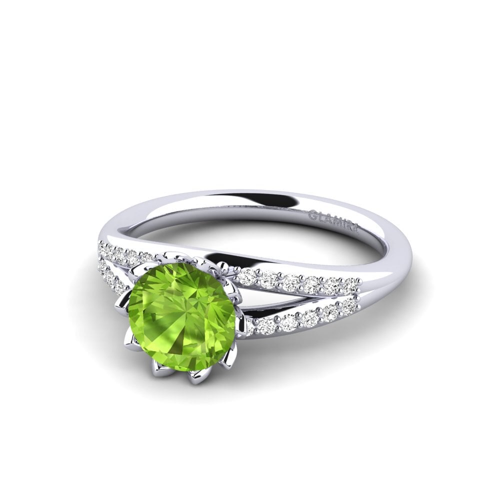 Peridoto Anillo de Mujer Clom