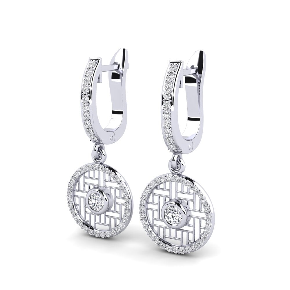 Diamant De Synthèse Boucle d'oreille femme Clothette