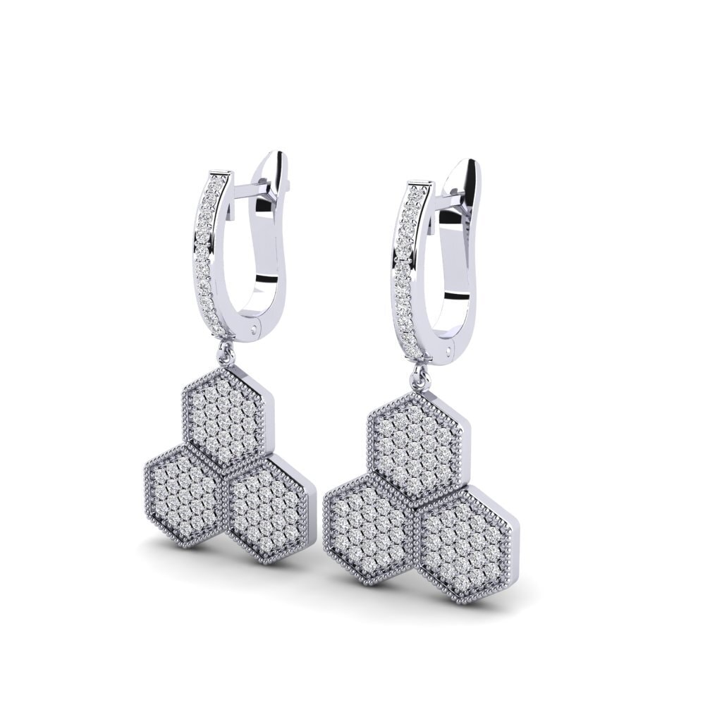 Lab Grown Diamond Women's Earring Clumpi