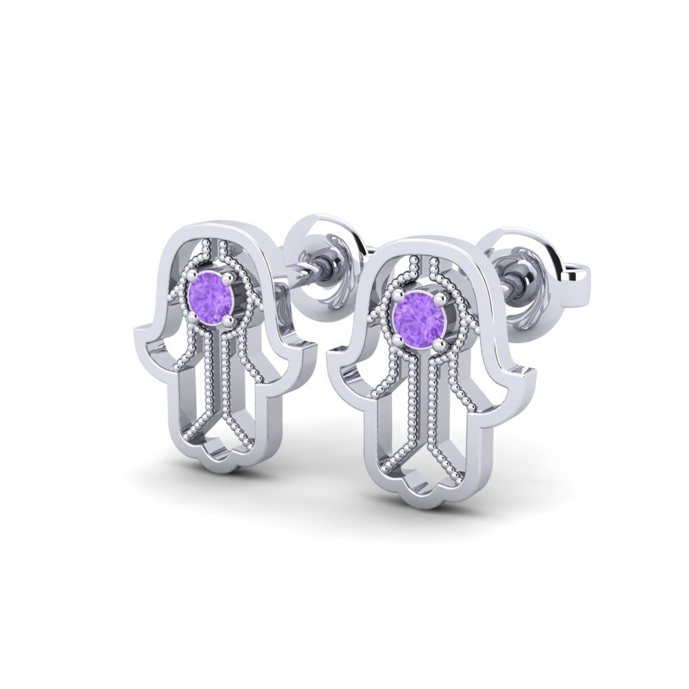 Amethyst Earring Coeruleus