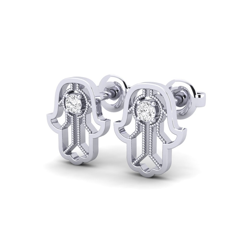 950 Platinum Women's Earring Coeruleus
