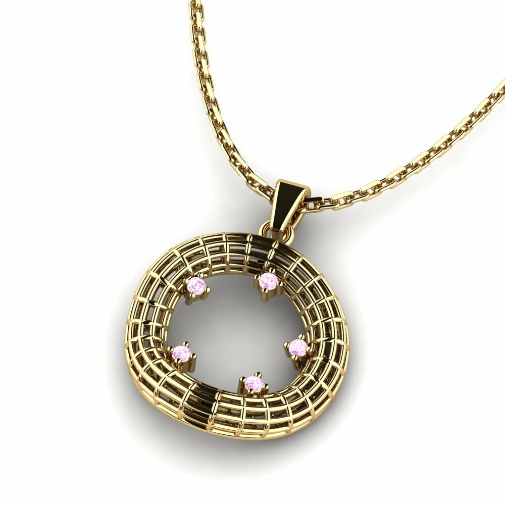 Pink Sapphire Women's Pendant Cogulante
