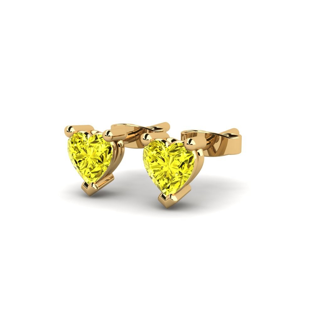 14ct Yellow Gold Yellow Diamond Kid's Earring Collette