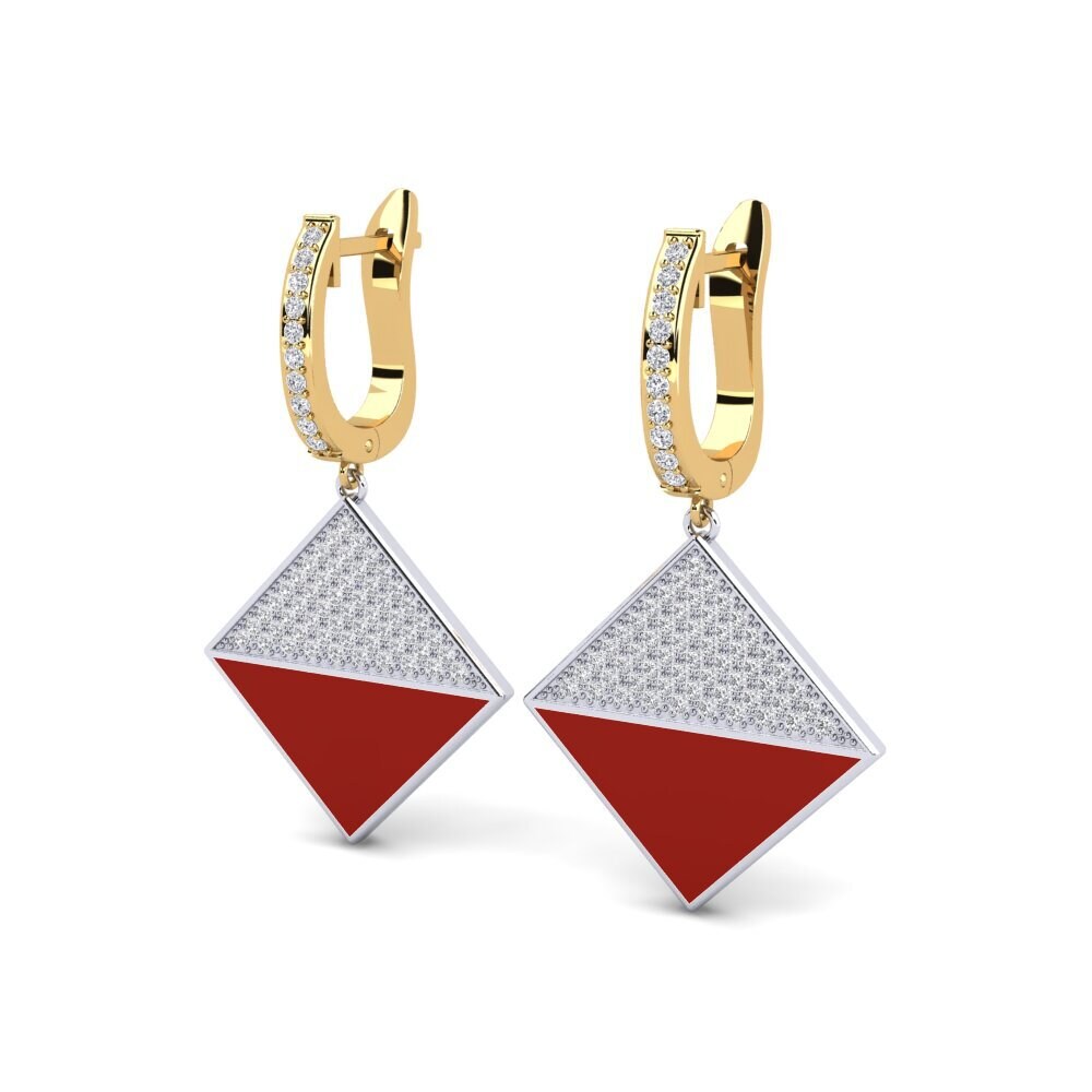 Labor-gezüchteter Diamant Damen ohrring Colville