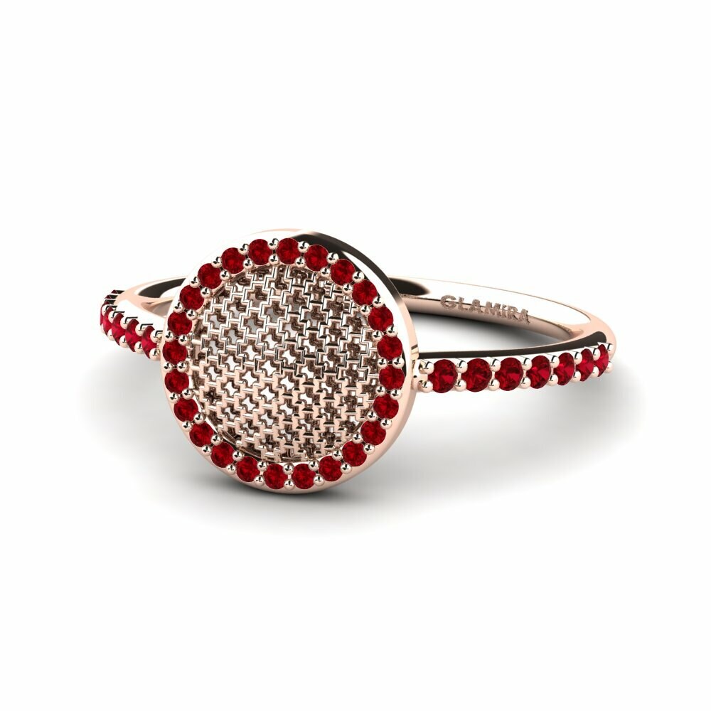 ruby-zirconia Cincin Commissura