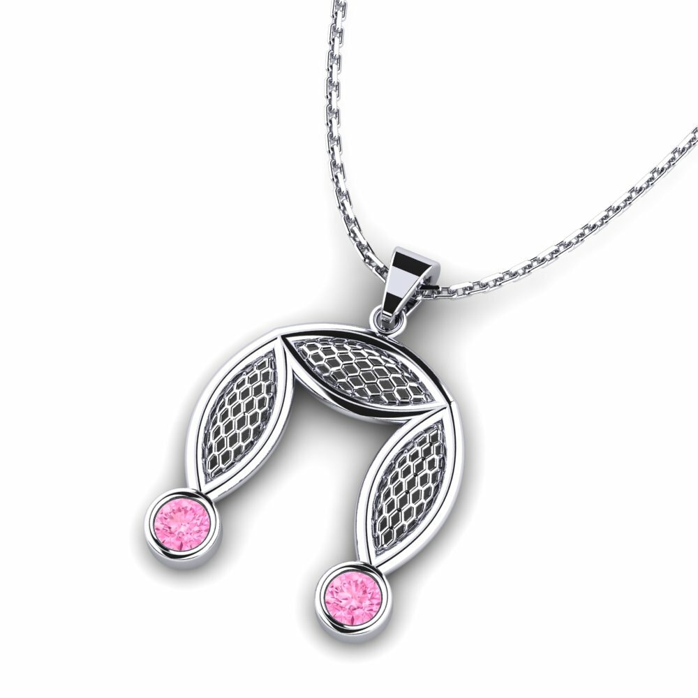 Pink Sapphire Women's Pendant Communa