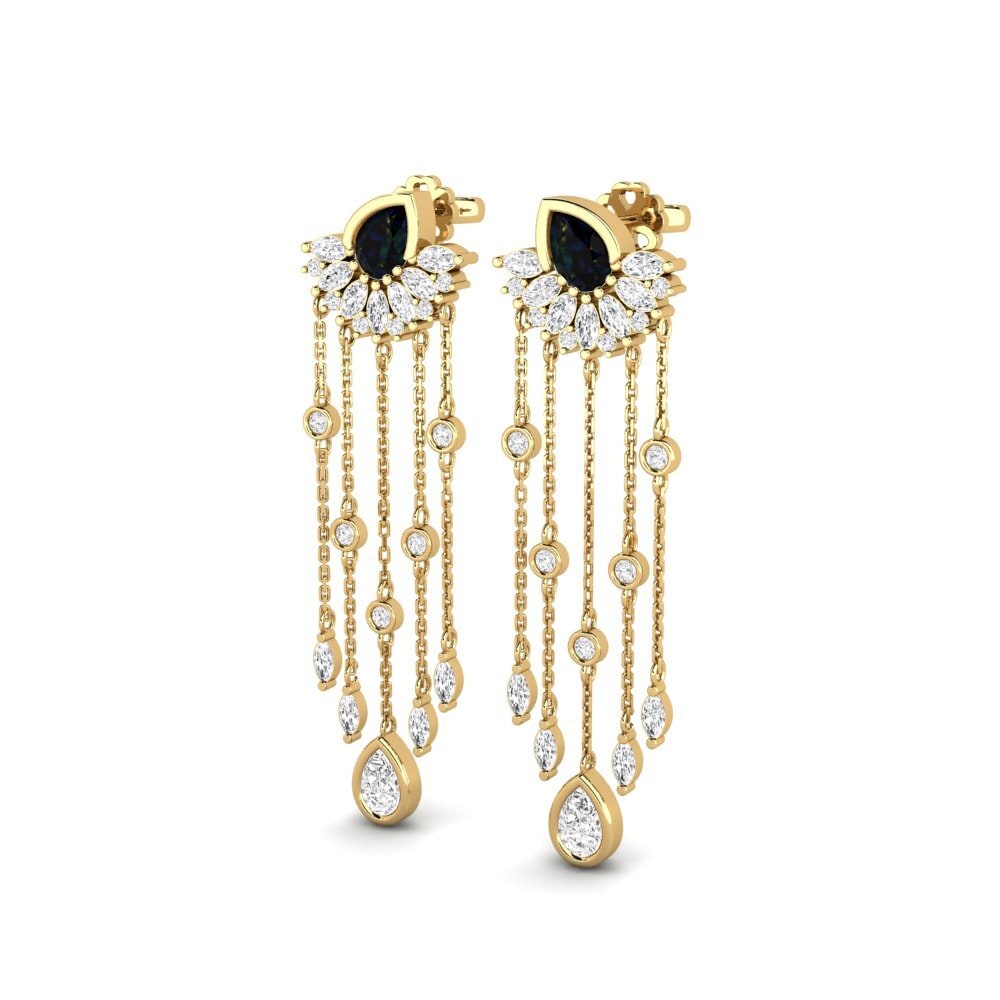 Black Opal SYLVIE Earring Composition