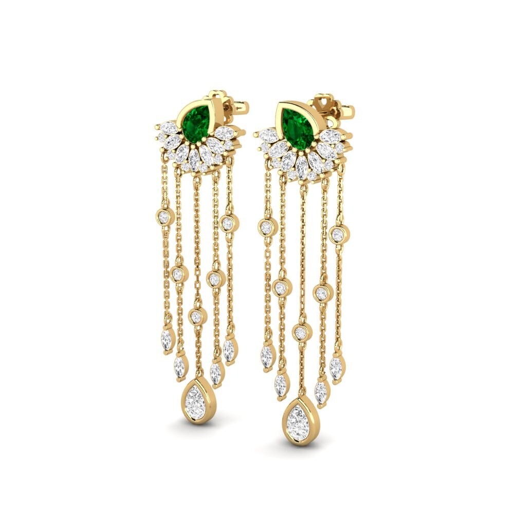 Green Zirconia SYLVIE Earring Composition