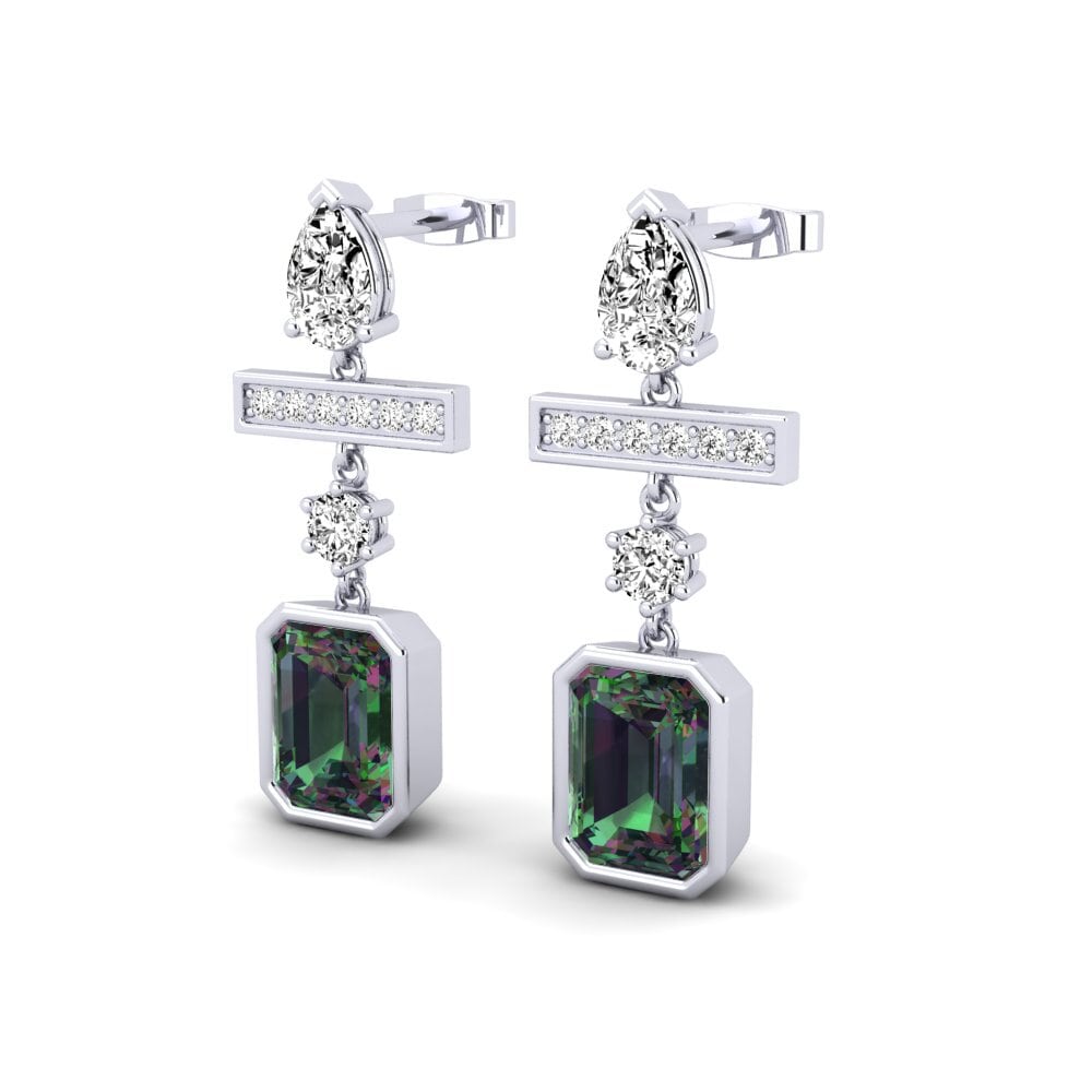 Đá Topaz Huyền Bí Bông tai nữ Comprato