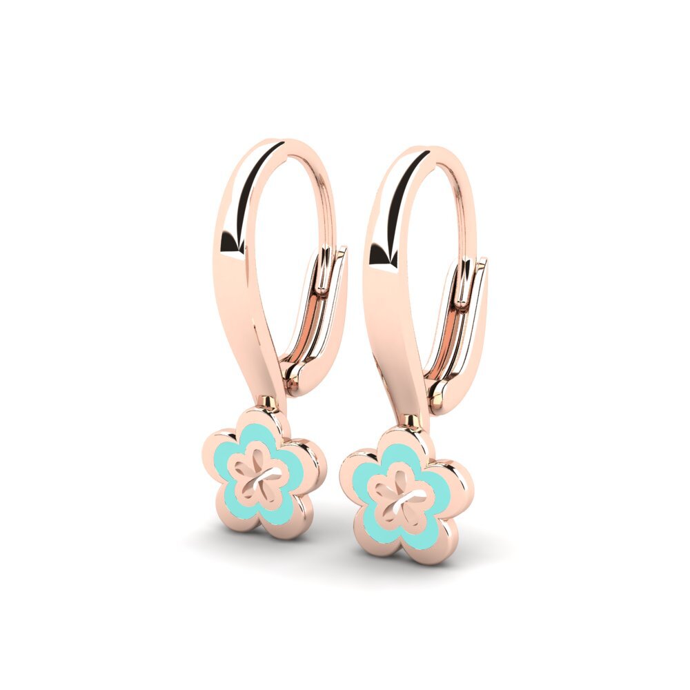 9k Oro Rosa Pendiente para Niño Conceptualize