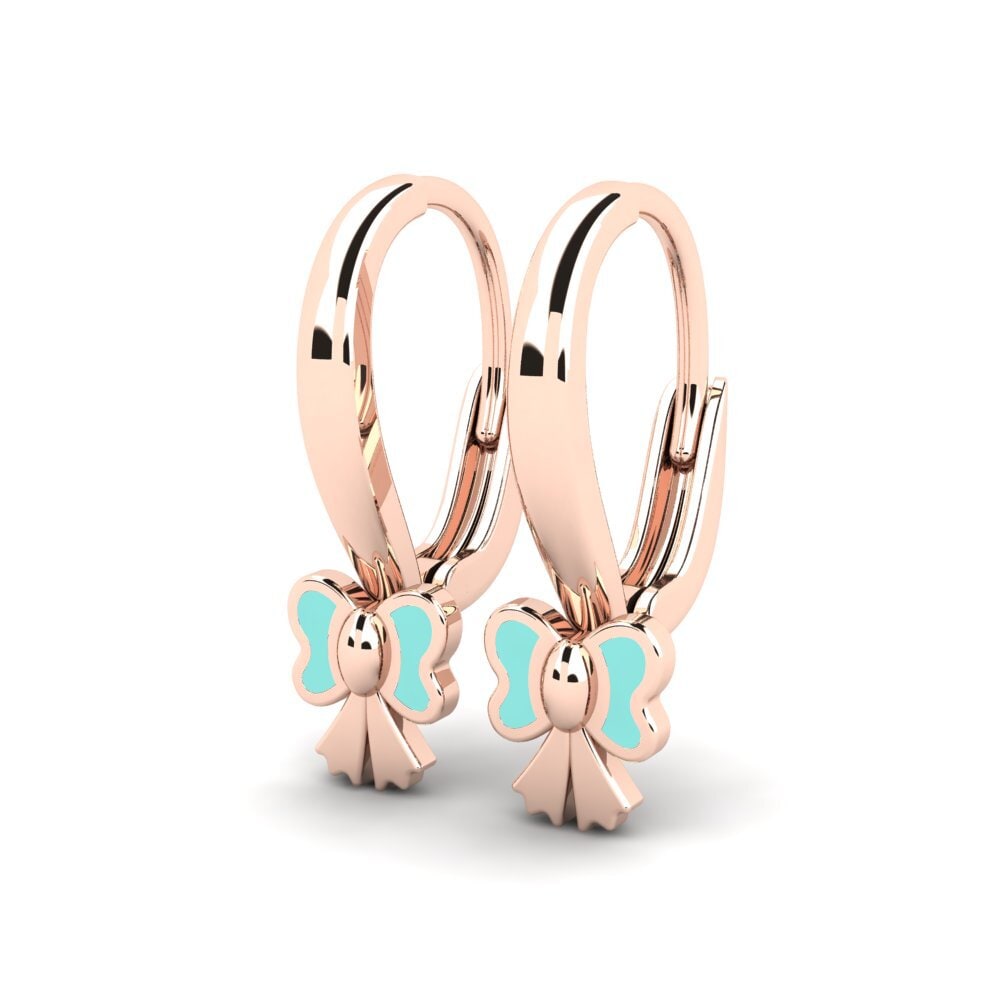 9k Oro Rosa Pendiente para Niño Conceptually
