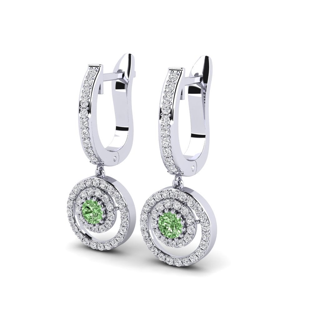 Green Diamond Women's Earring Confessera