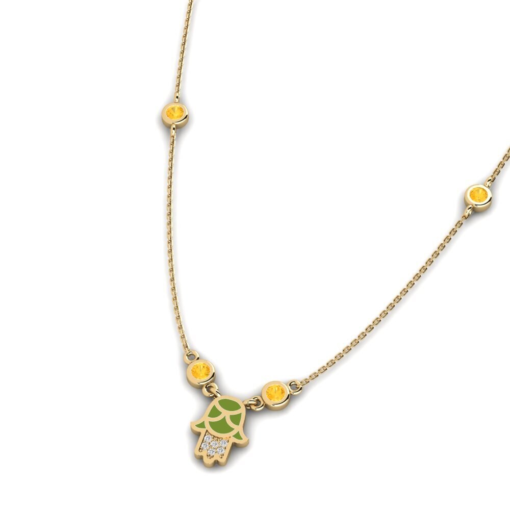 Citrino Collar de Mujer Confiar