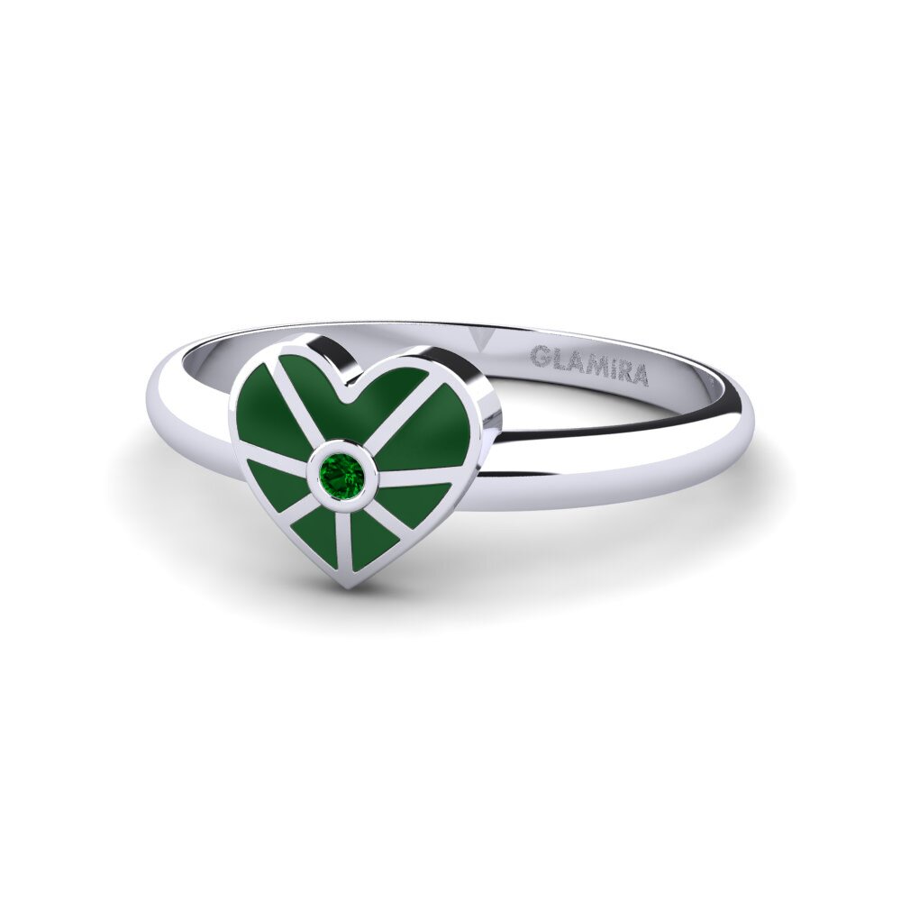 Zircone Verde Anello Consery
