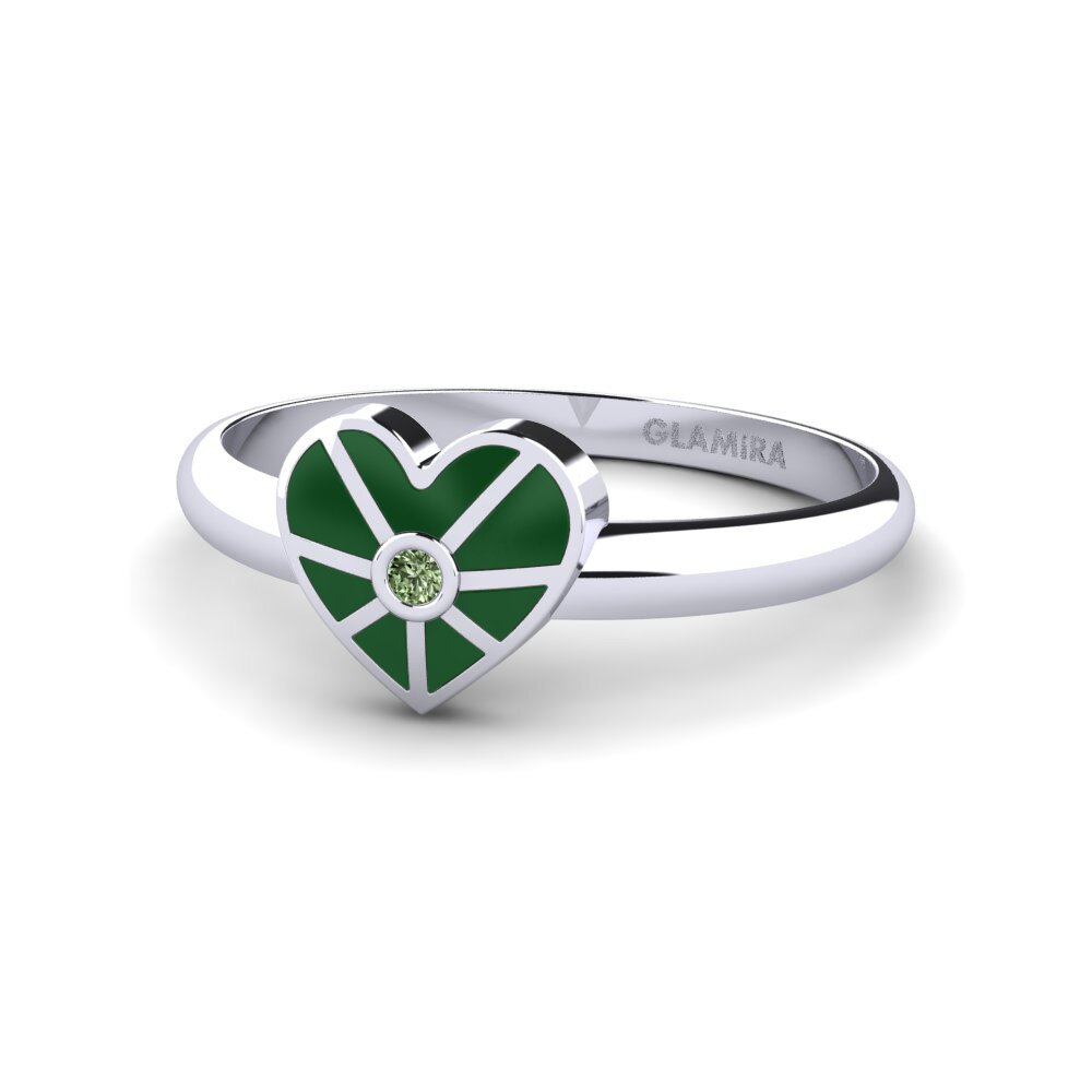 Green Diamond Ring Consery
