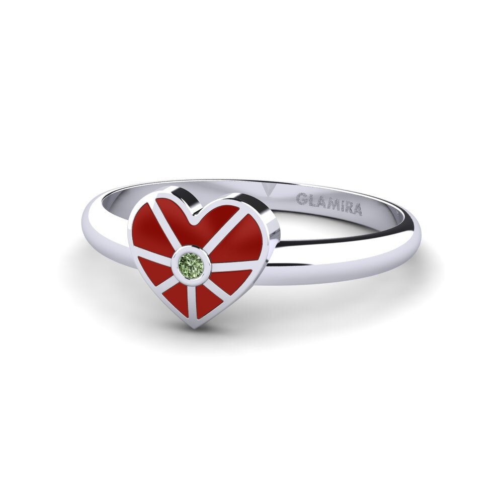 Grüner Diamant Ring Consery