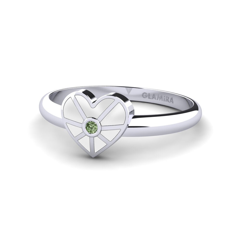 Grüner Diamant Ring Consery
