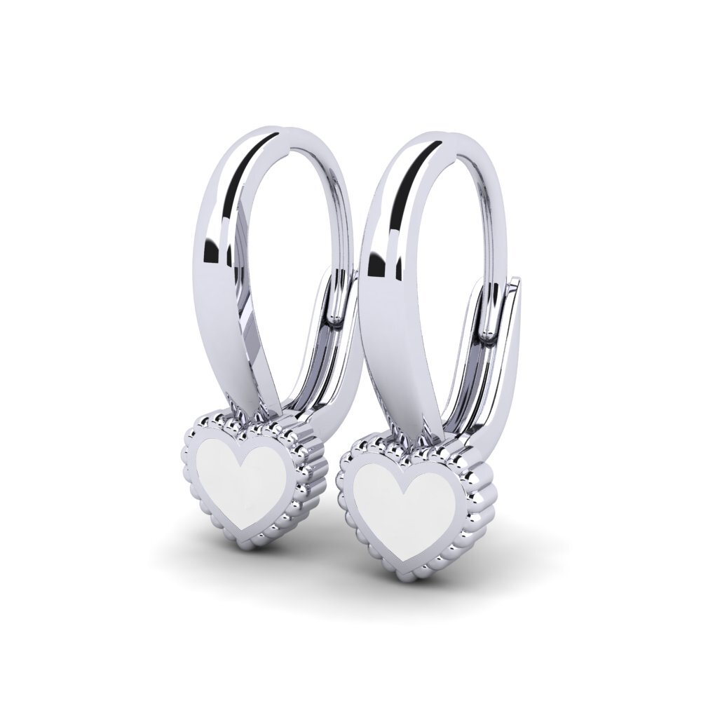 950 Platinum Kid's Earring Consist
