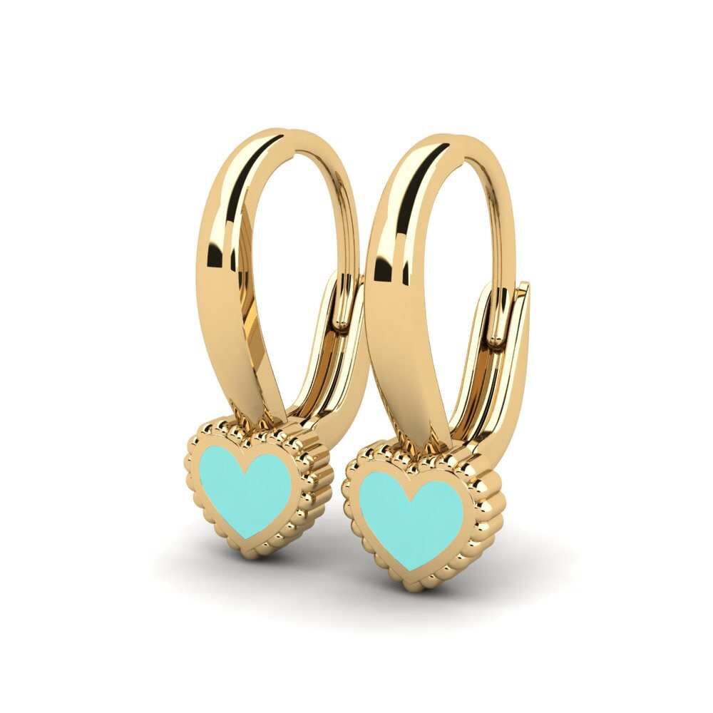 9k Oro Amarillo Pendiente para Niño Consist