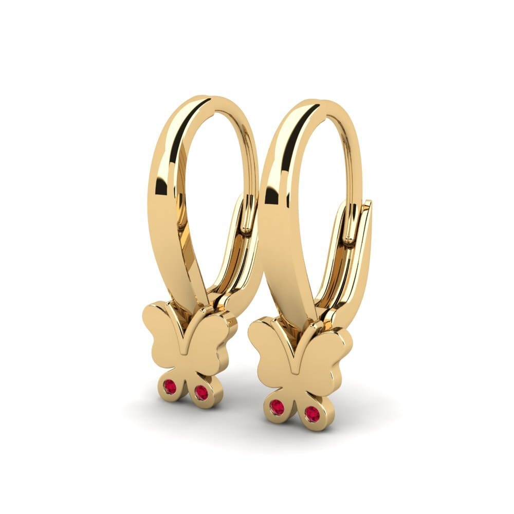Ruby Kid's Earring Consistent