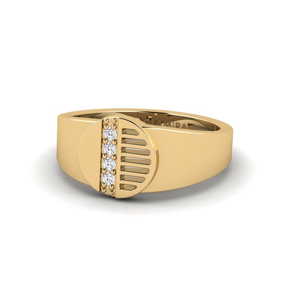 Moissanite Anéis de Mindinho Contiguity