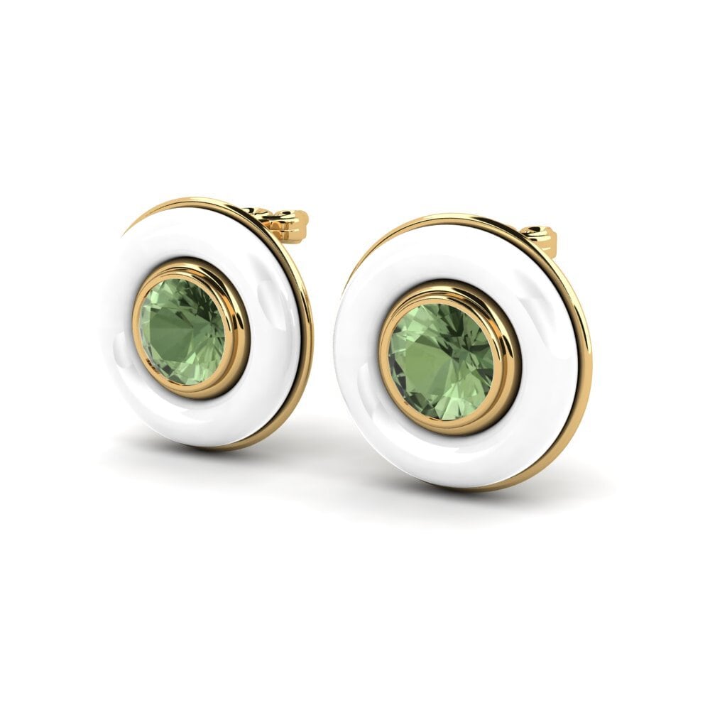 Green Sapphire Women's Earring Coomes