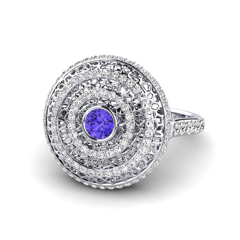 Tanzanita Anillo Corbeille