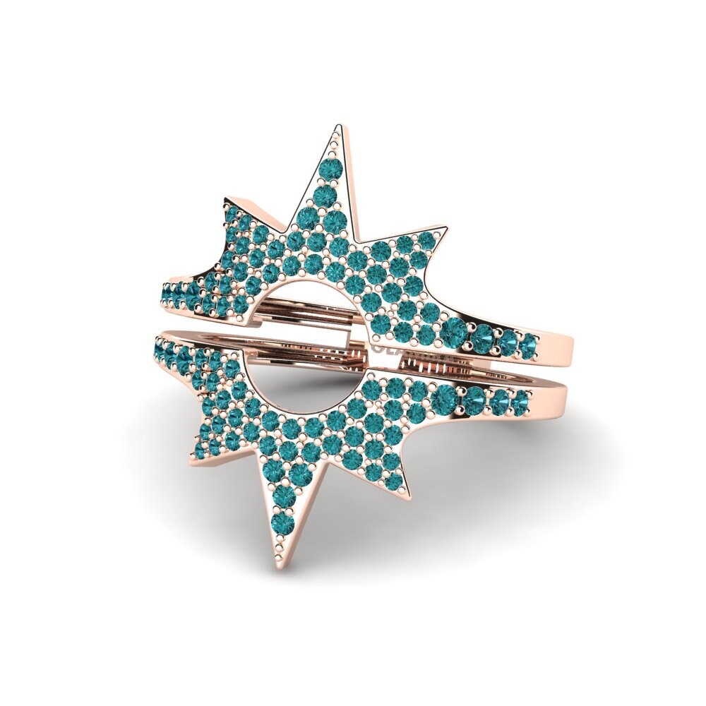 Blue Diamond Ring Corcaroli