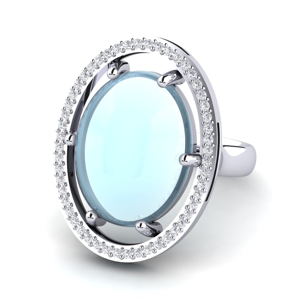 Cabochon Aquamarin Ring Cordalie