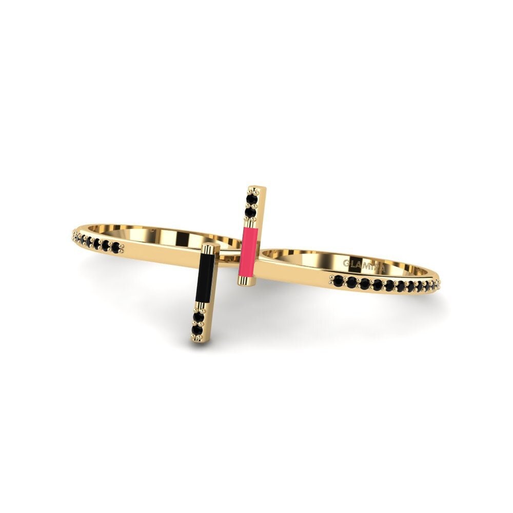 Schwarzer Onyx Ring Corfu