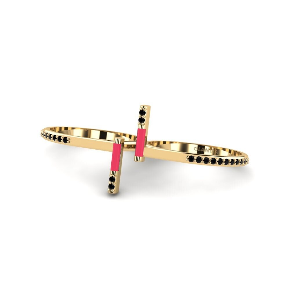 Schwarzer Onyx Ring Corfu