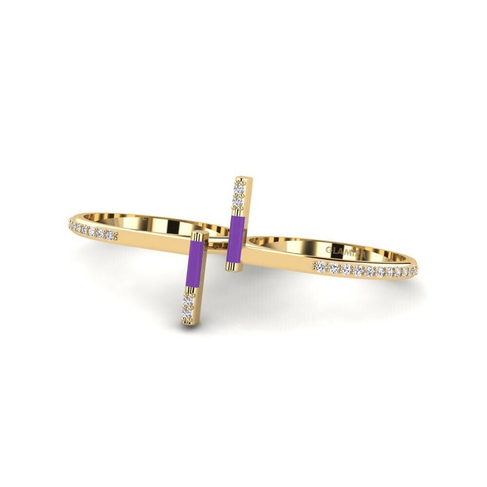 Diamant De Synthèse Bague Corfu
