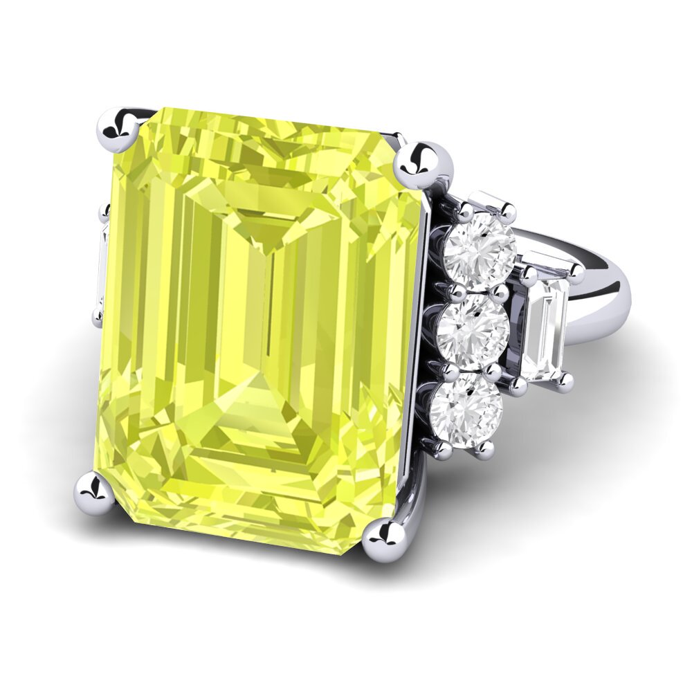 Lemon Quartz Ring Corine