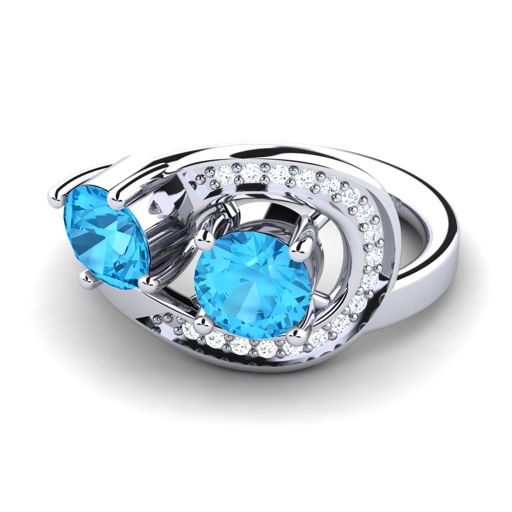 Blue Topaz Ring Corissa