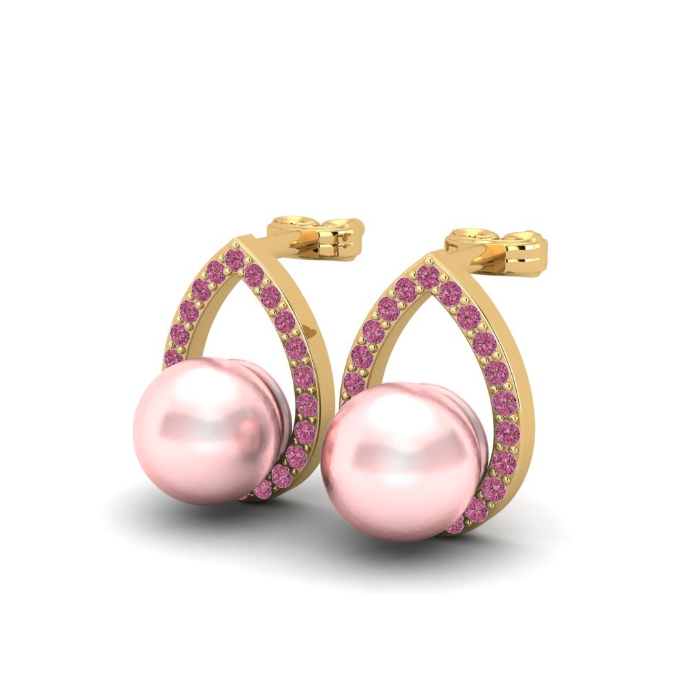 Granate Rhodolite Pendiente de mujer Cormag
