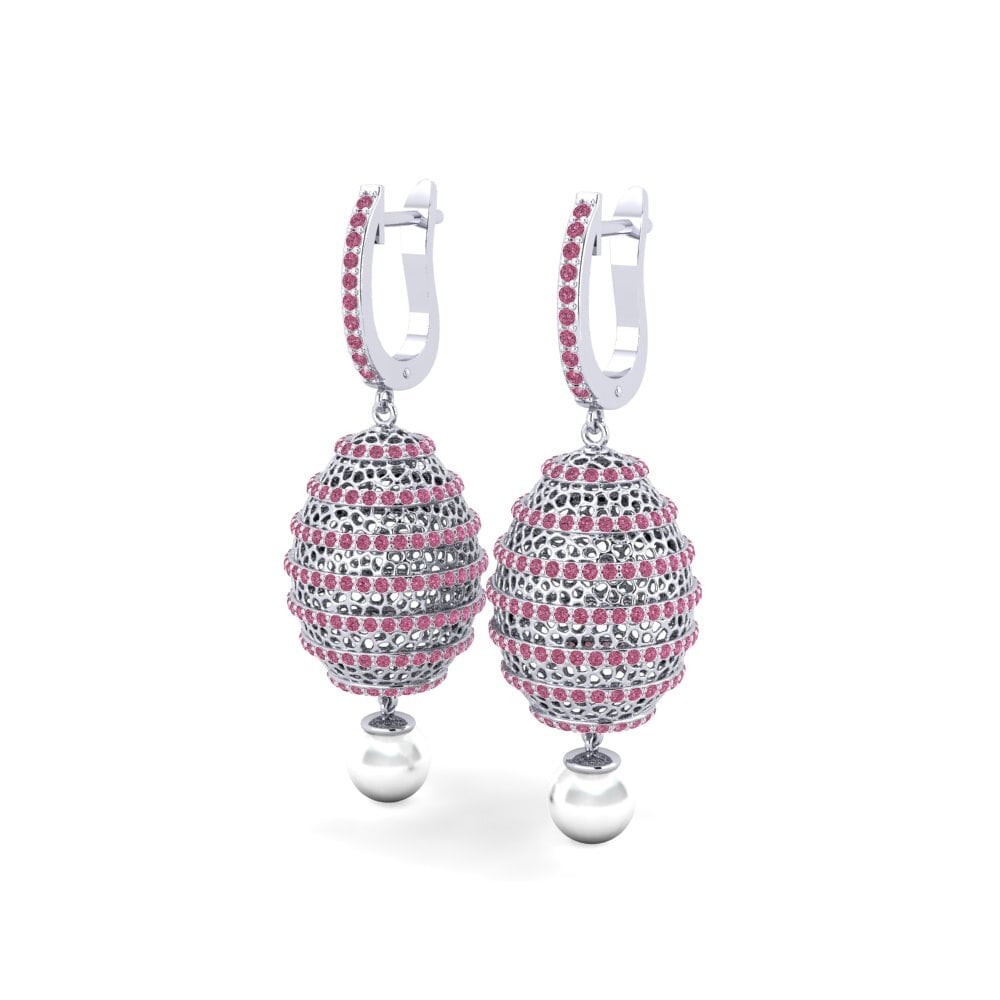 Rhodolite Garnet Women's Earring Cornaco